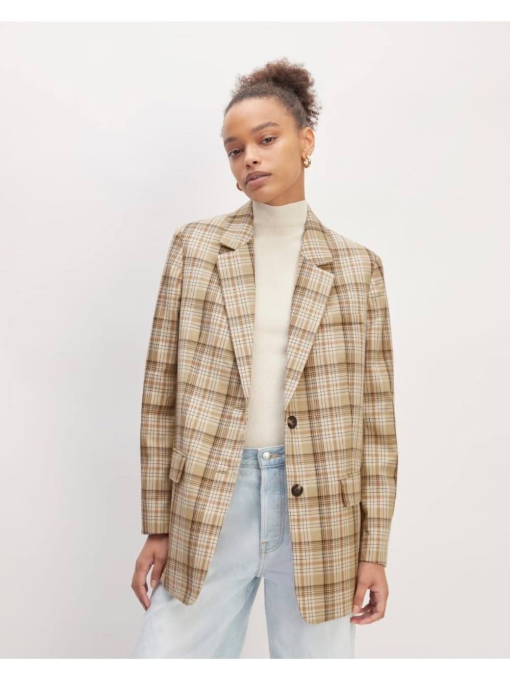 EVERLANE The Oversized Blazer in Buttersmooth